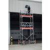 Aluminiowe rusztowanie jezdne Krause STABILO 100 (2,00 × 0,75 m) – wysokość robocza 4,5–12,5 m